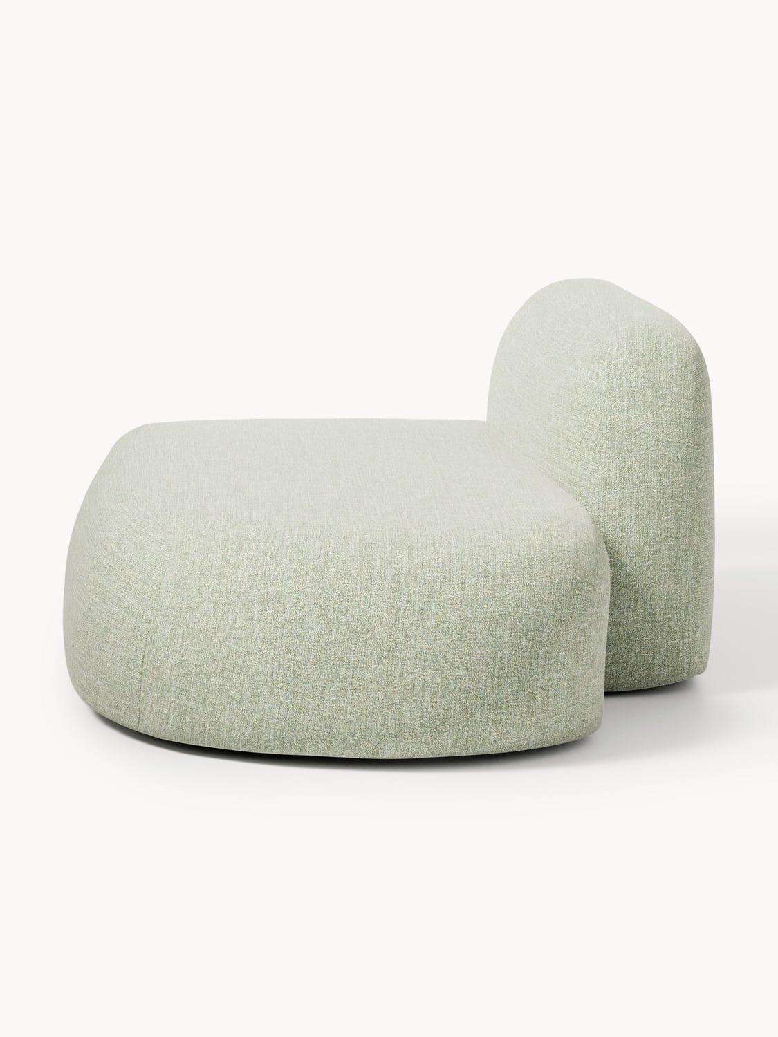 Wolke Bouclé-Chaise-Module — Oatmeal
