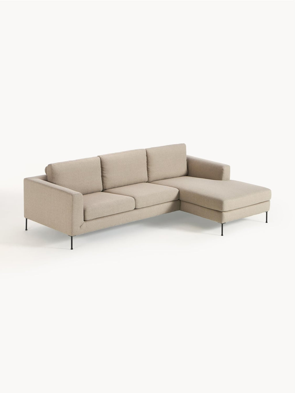 Cucita Corner Sofa (3-seater) — Oatmeal