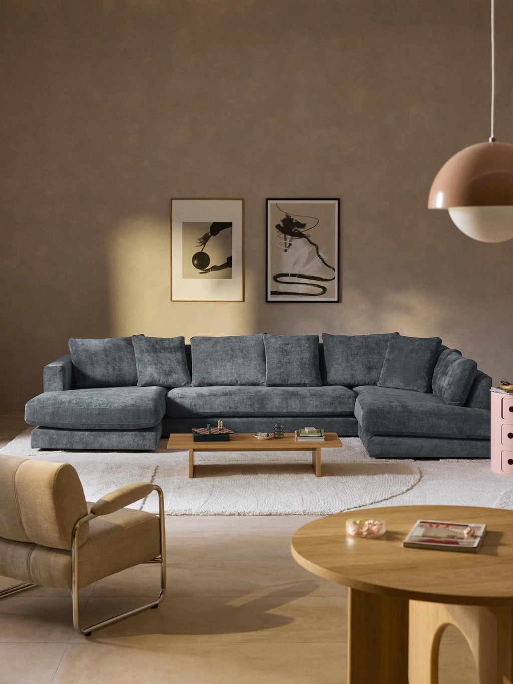 Tribeca XL Sofa — Slate Grey