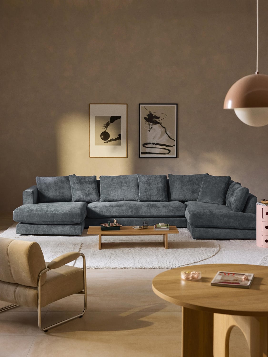 Tribeca XL Sofa — Slate Grey