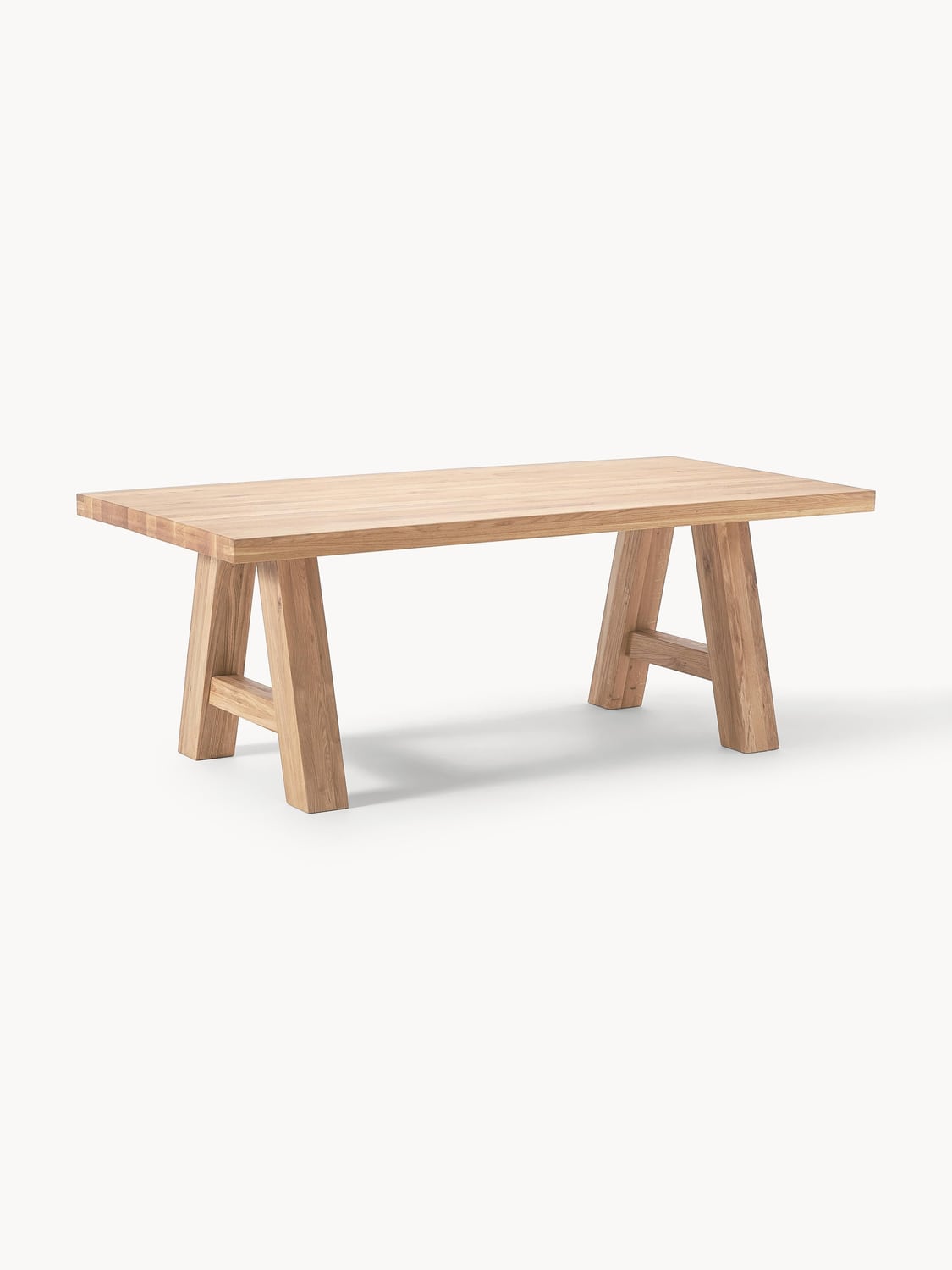 Ashton Dining Table in Oak, in various sizes — Oatmeal