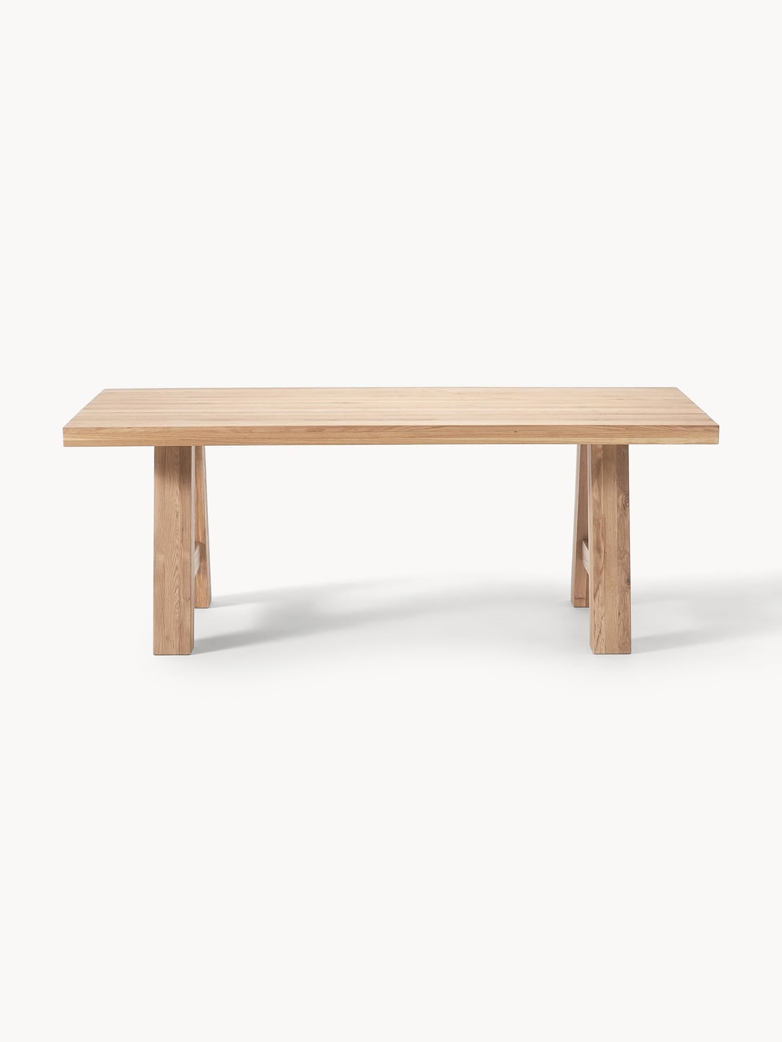 Ashton Dining Table in Oak, in various sizes — Oatmeal