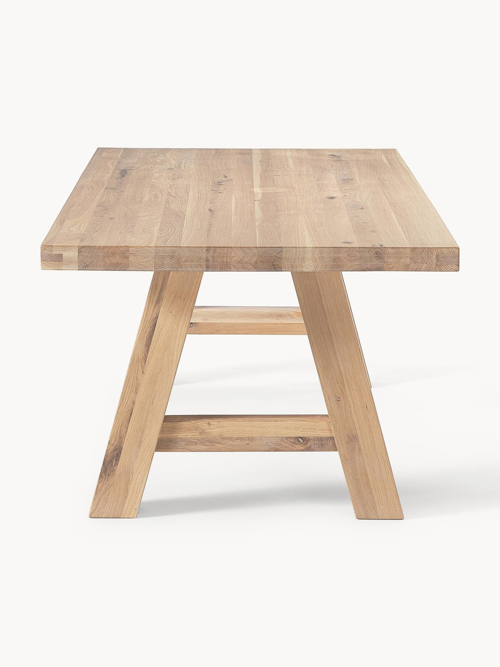 Ashton Dining Table in Oak, in various sizes — Oatmeal