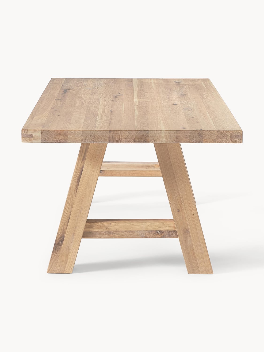 Ashton Dining Table in Oak, in various sizes — Oatmeal