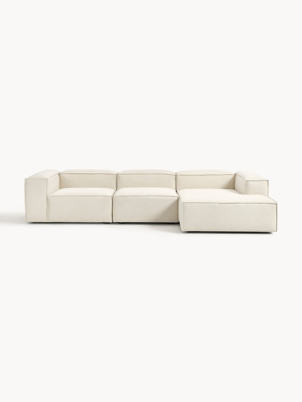 Lennon Modular Corner Sofa (4-seater) — Light Grey