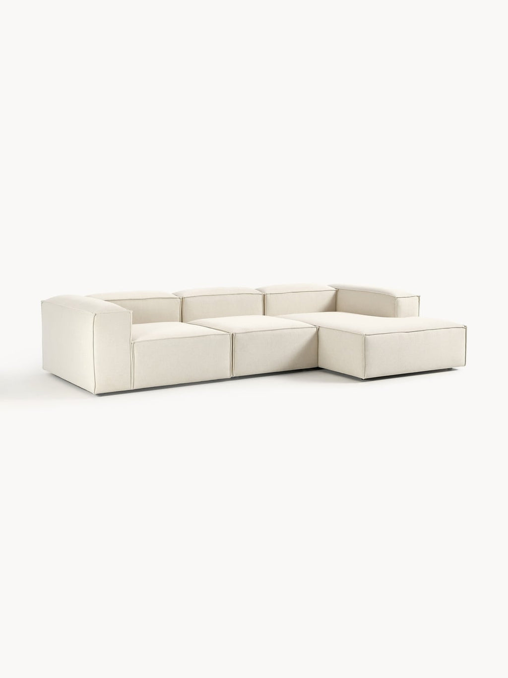 Lennon Modular Corner Sofa (4-seater) — Light Grey