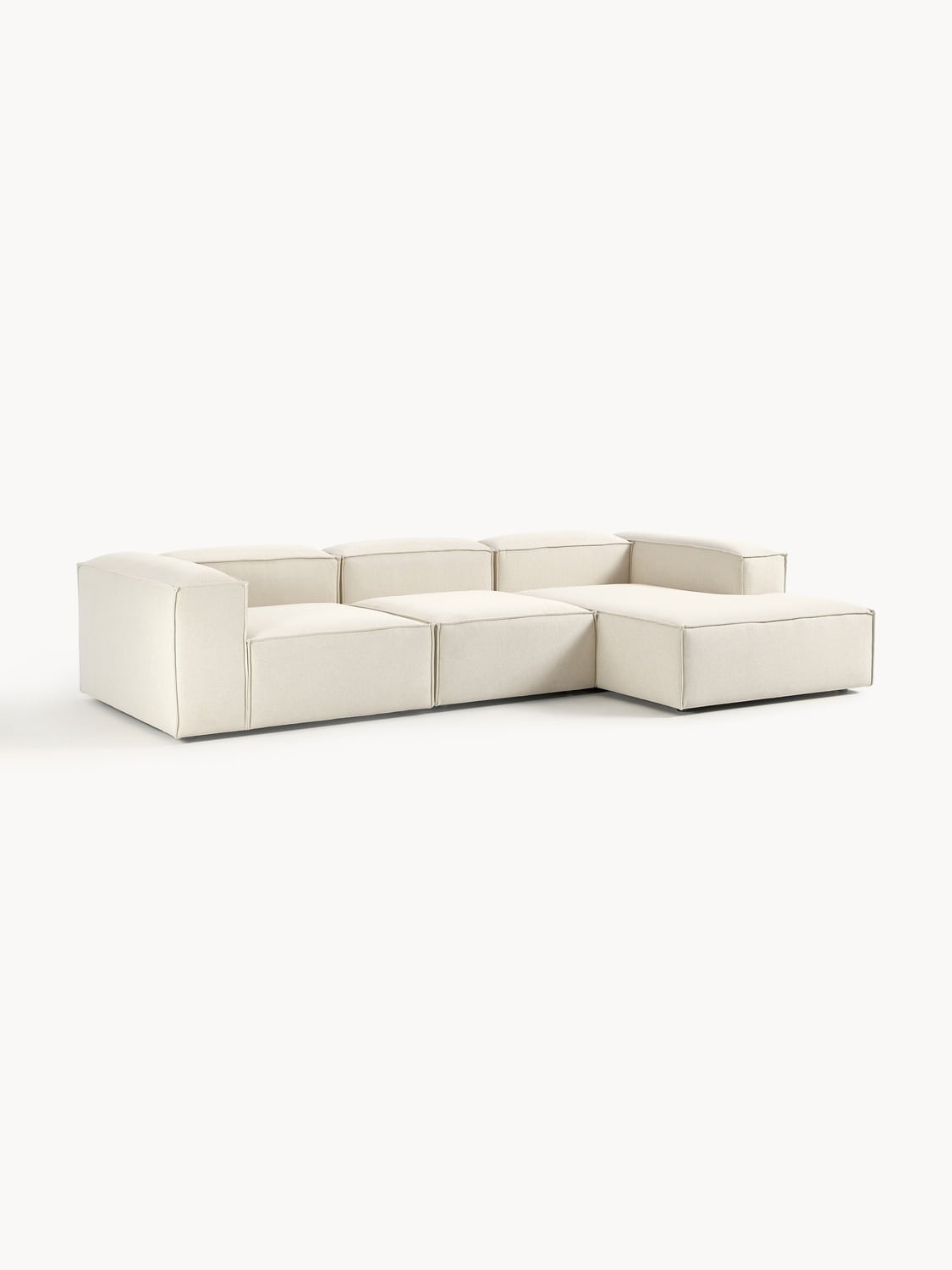 Lennon Modular Corner Sofa (4-seater) — Light Grey