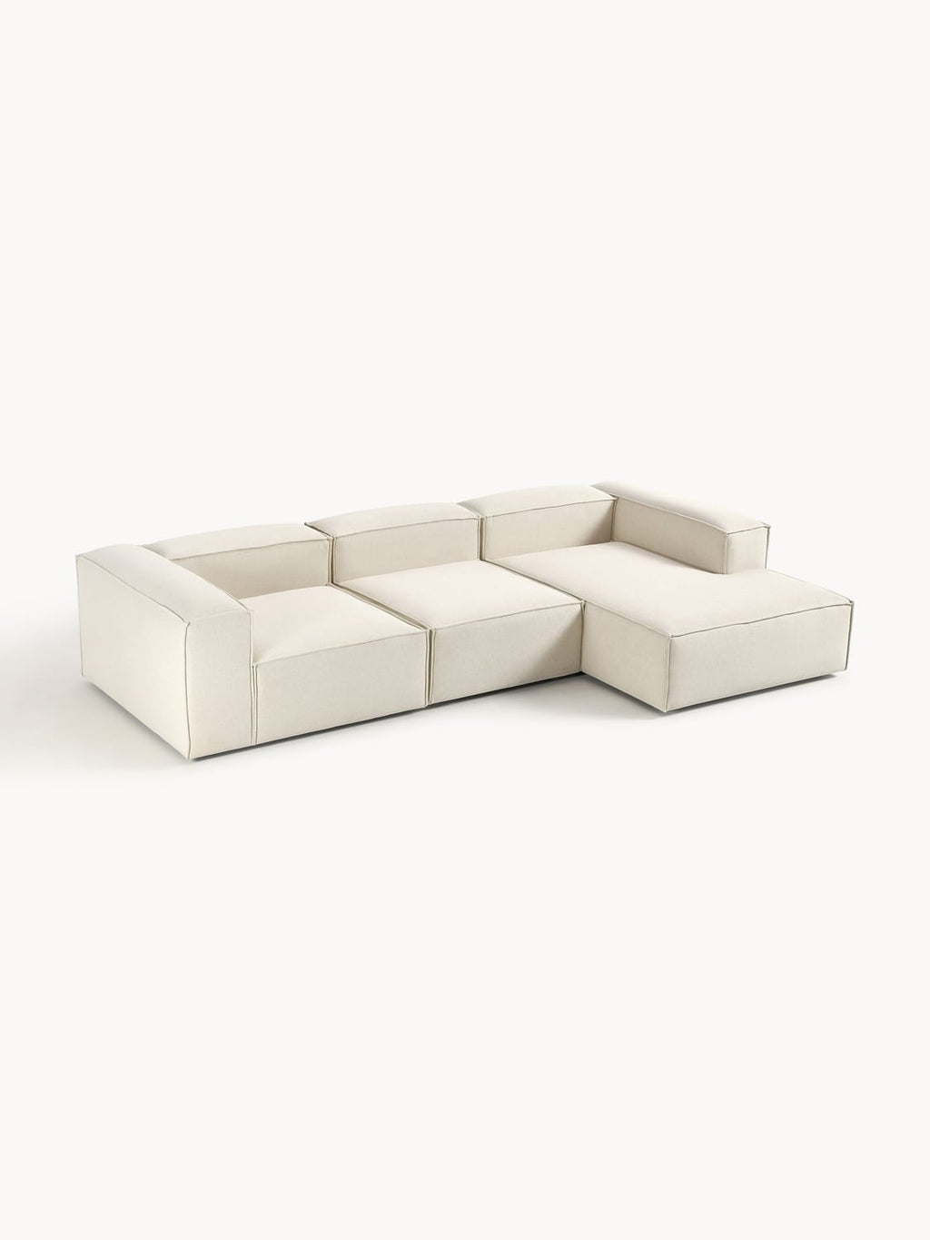 Lennon Modular Corner Sofa (4-seater) — Light Grey