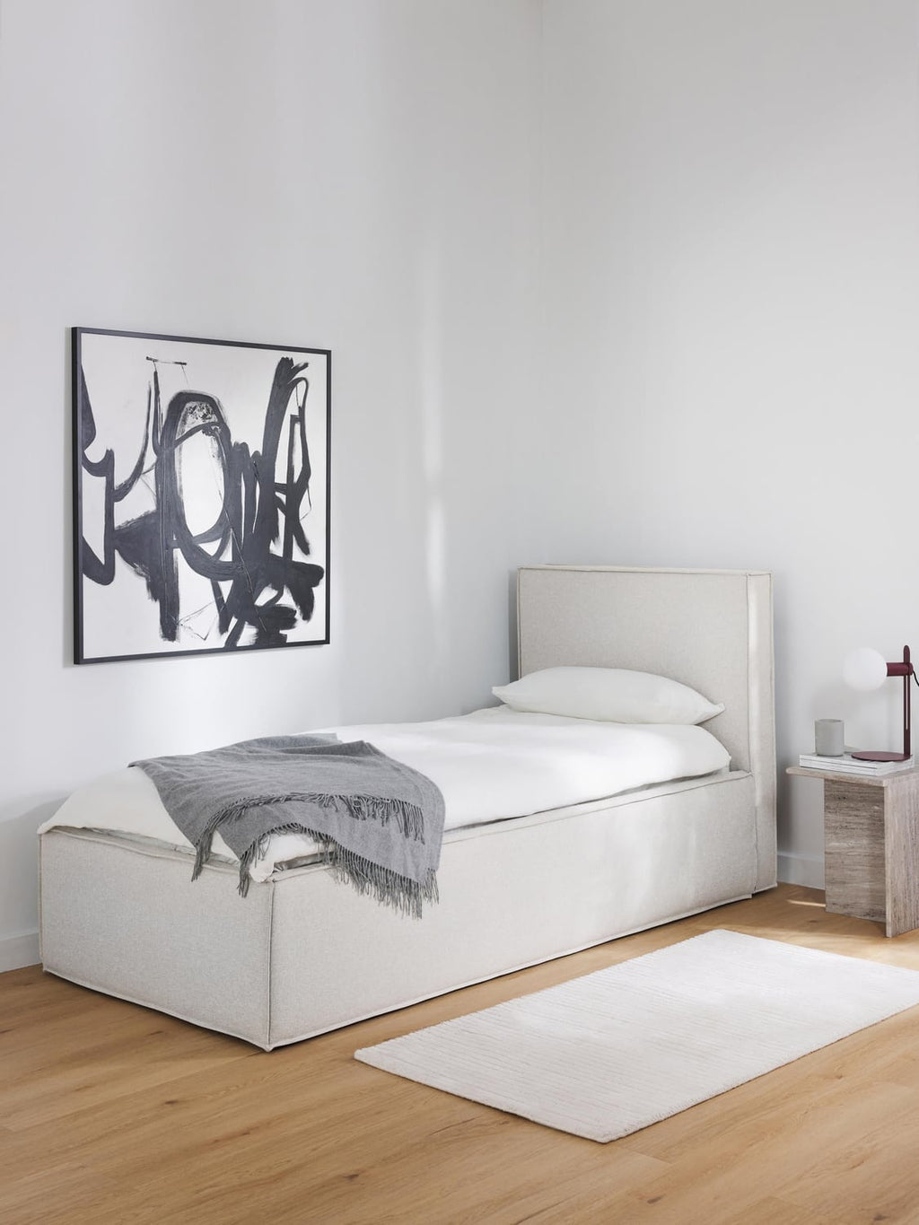 Dream Single Bed — Mist Grey