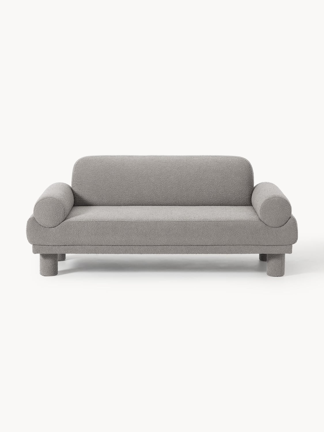 Lilo Bouclé Sofa (2-seater) — Grey