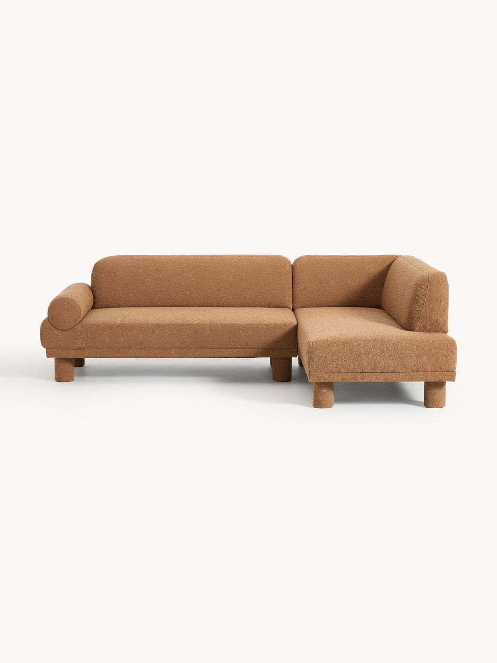 Lilo Bouclé Corner Sofa — Camel