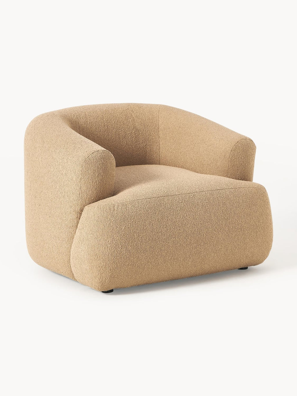 Sofia Bouclé Armchair — Mushroom