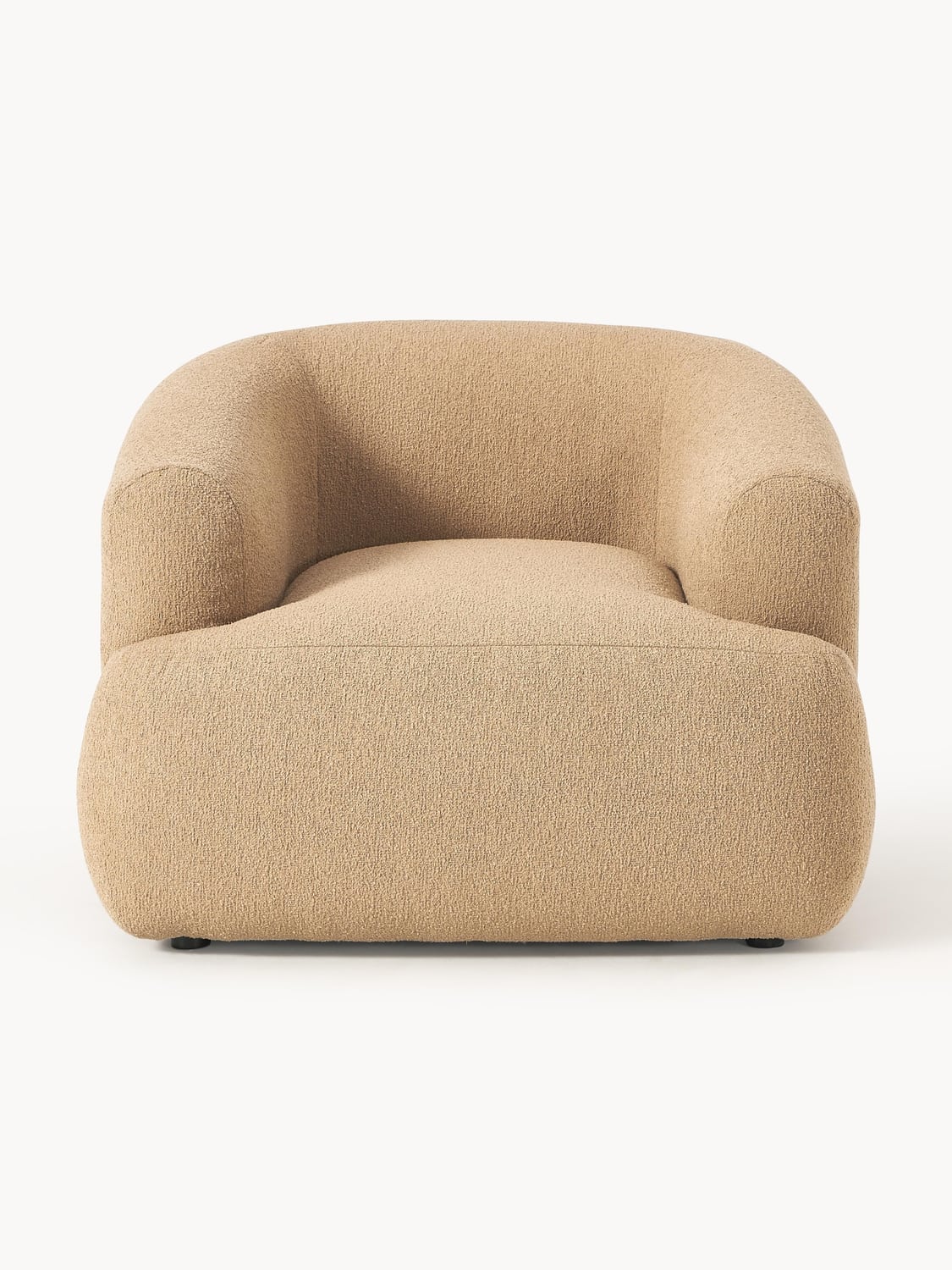 Sofia Bouclé Armchair — Mushroom