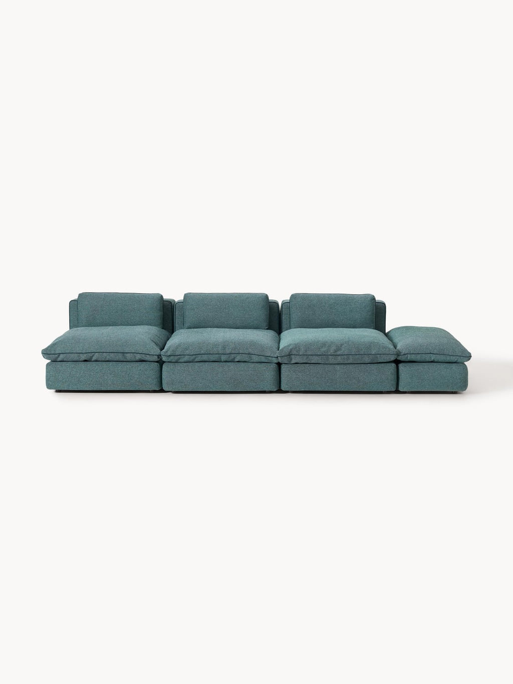 Felix Modular XL Sofa (3-seater) with Ottoman — Teal