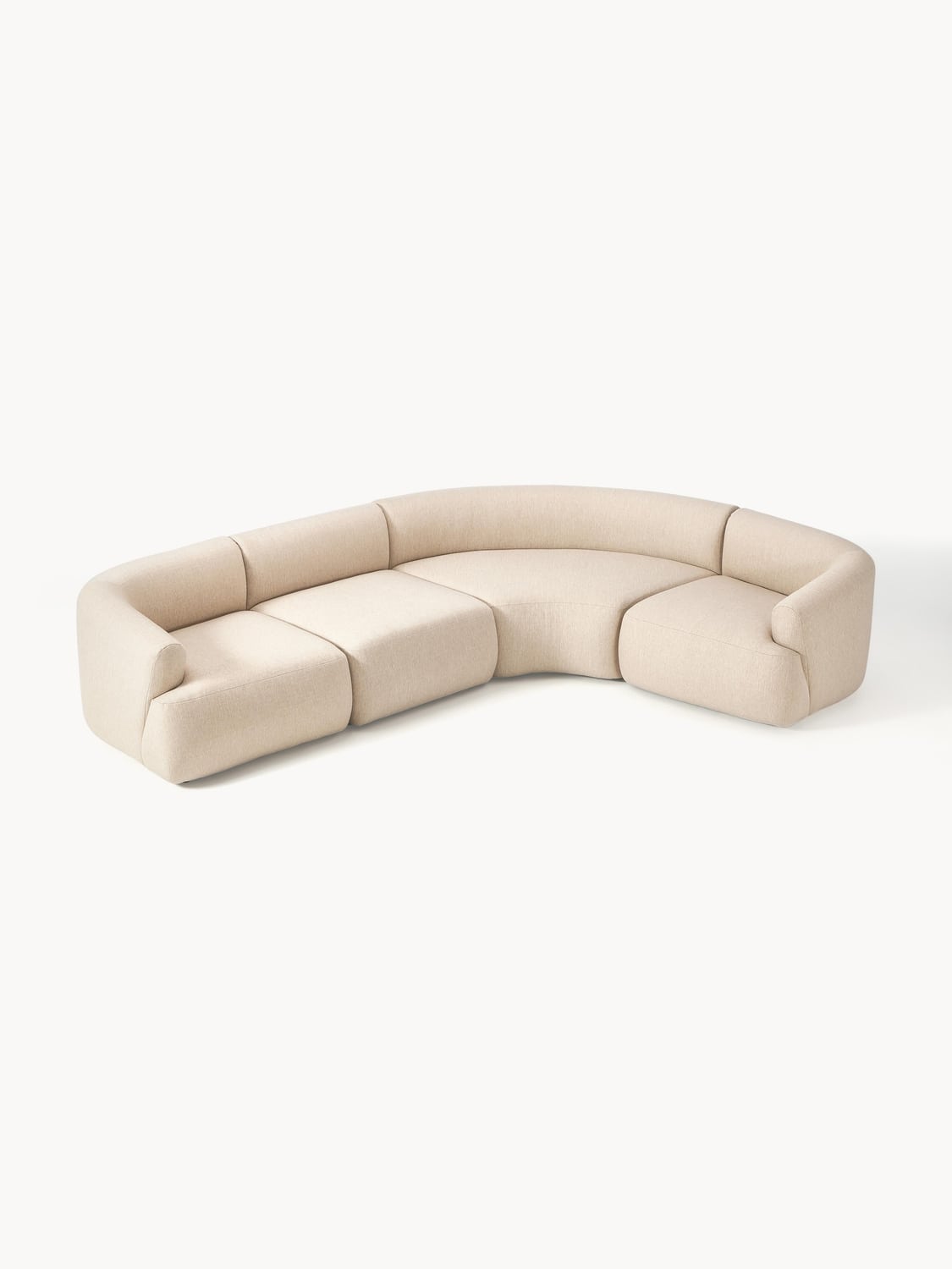Sofia Modular Corner Sofa (4-seater) — Blush