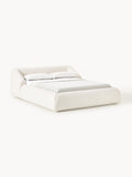 Sofia Upholstered Bed — Off-White