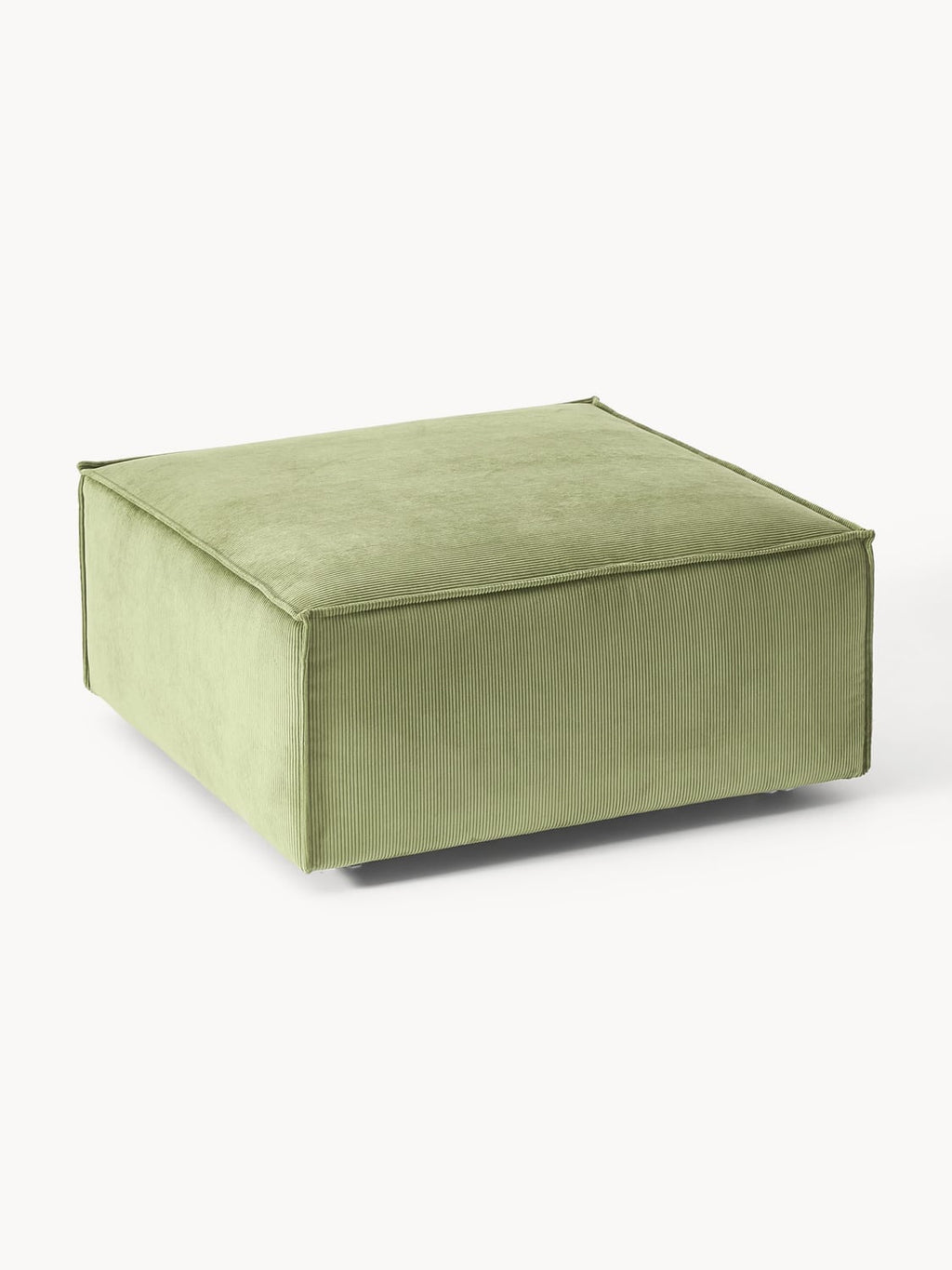 Lennon Sofa Ottoman in Corduroy — Mushroom