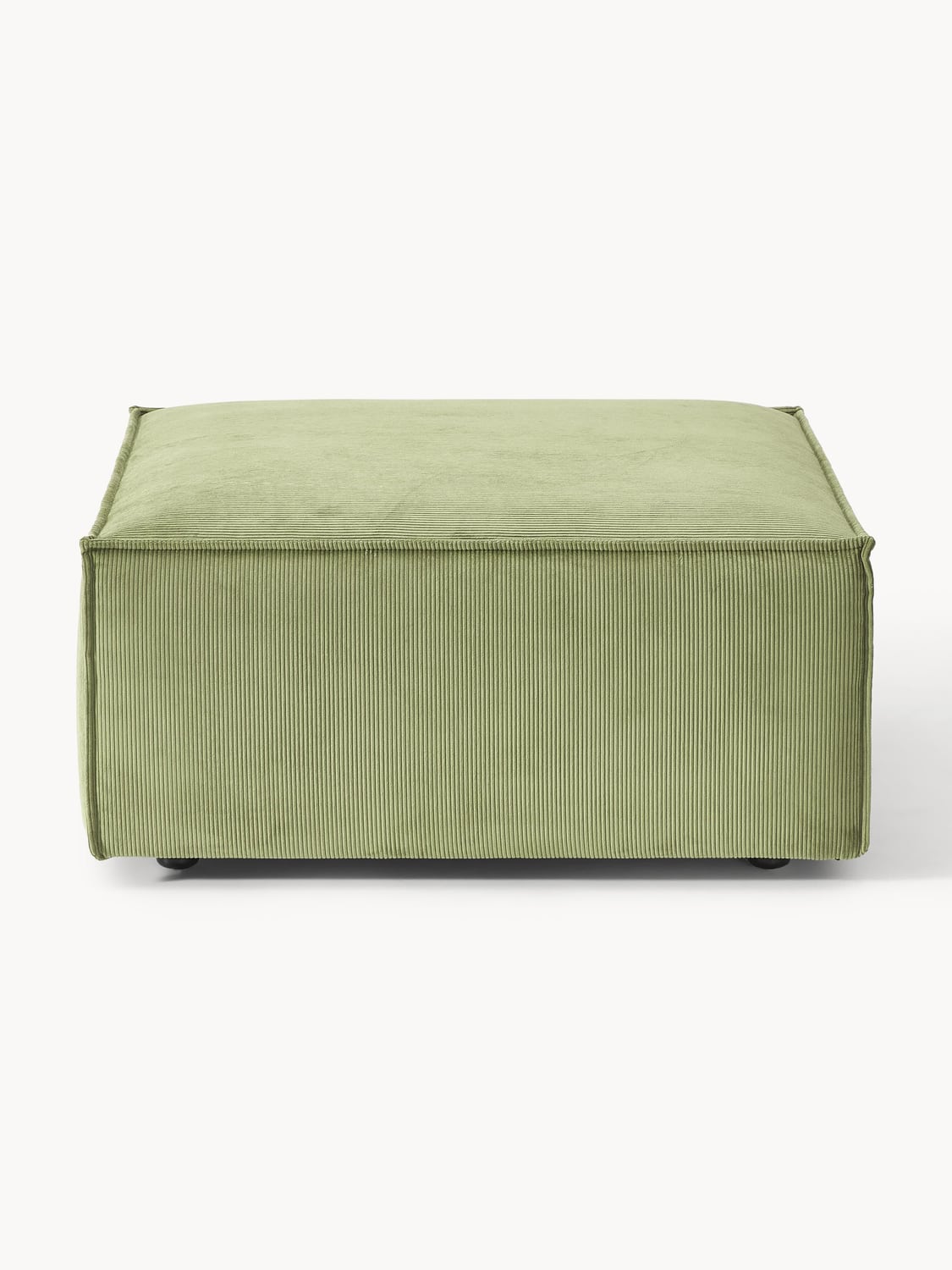 Lennon Sofa Ottoman in Corduroy — Mushroom