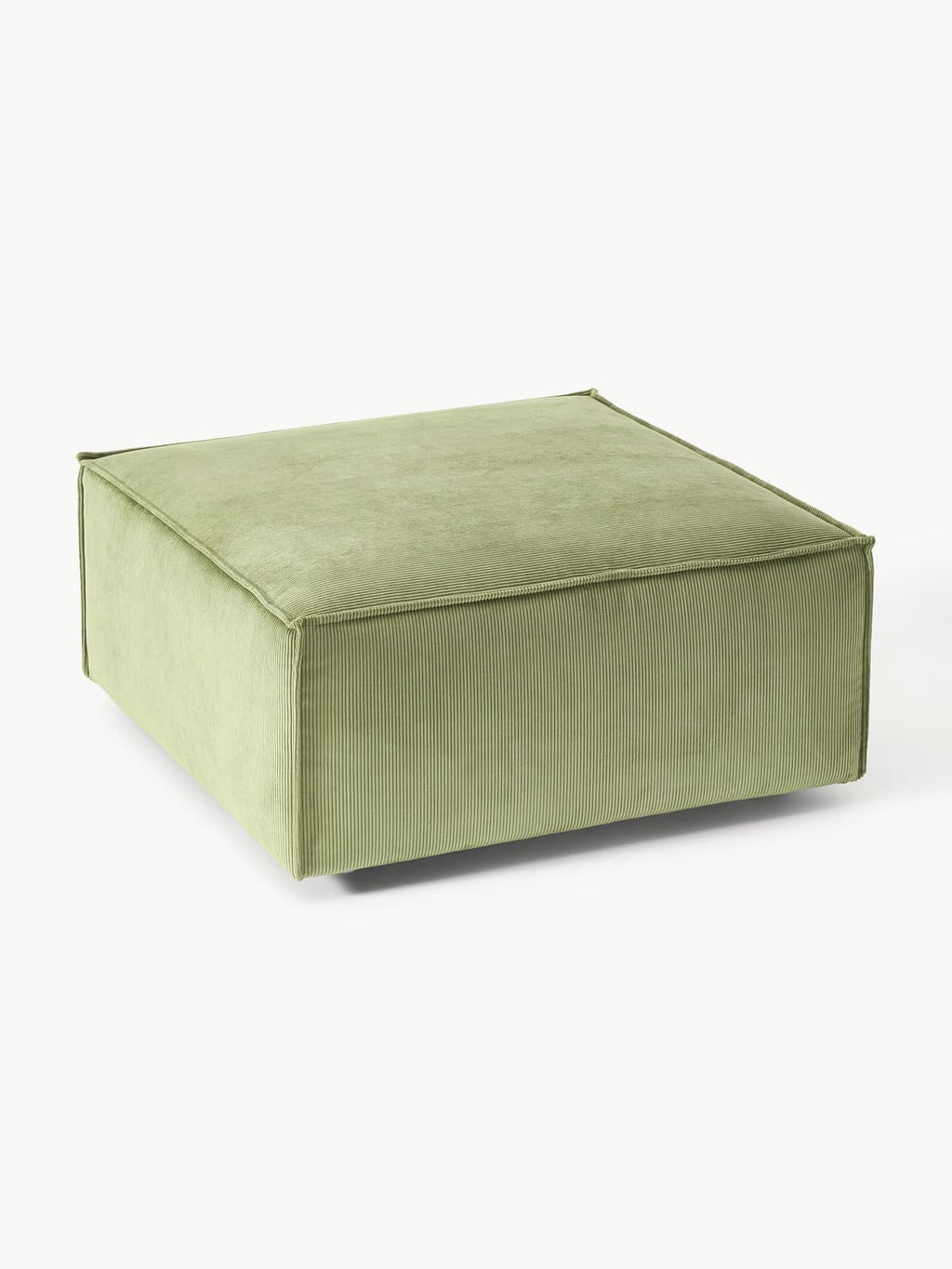 Lennon Sofa Ottoman in Corduroy — Mushroom