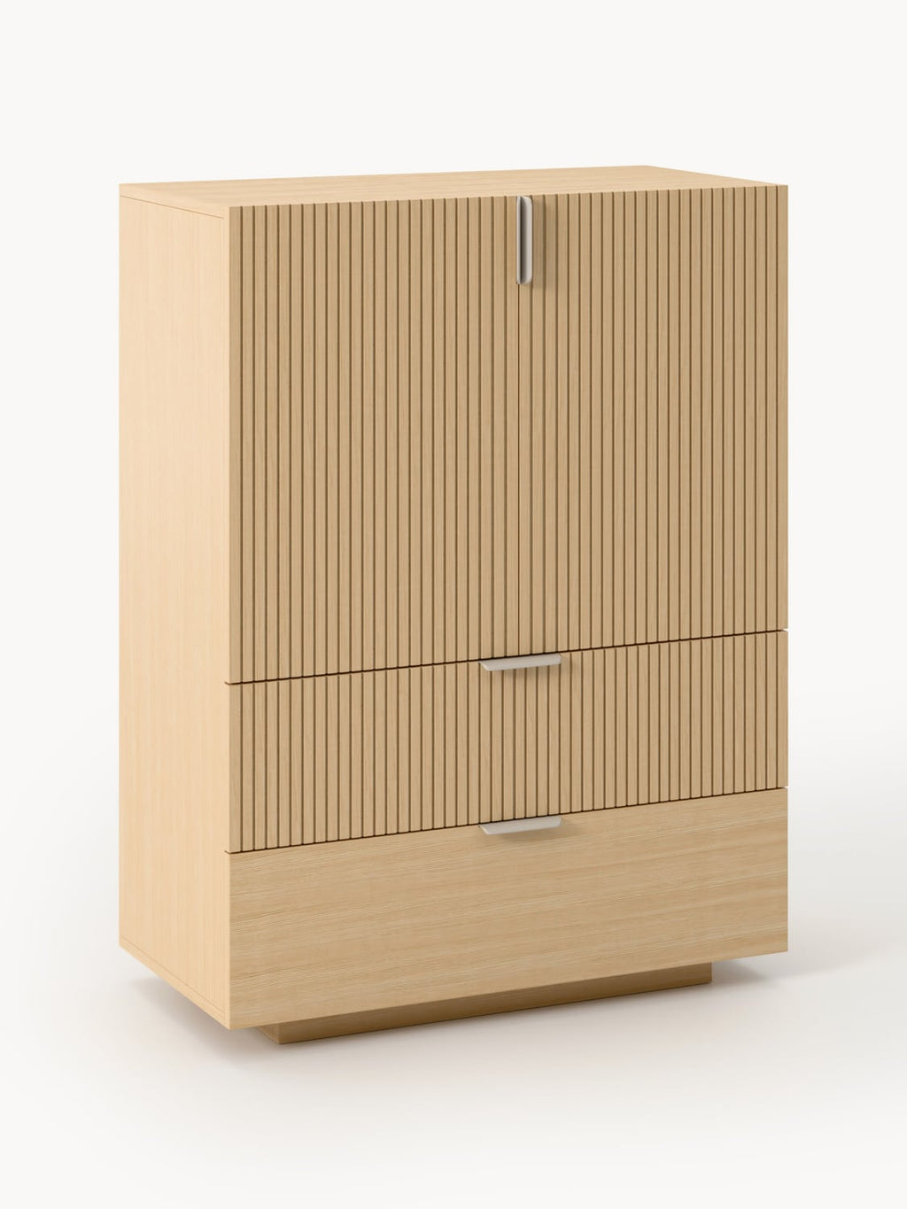 Sato Wood-Highboard — Taupe