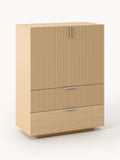 Sato Wood-Highboard — Taupe