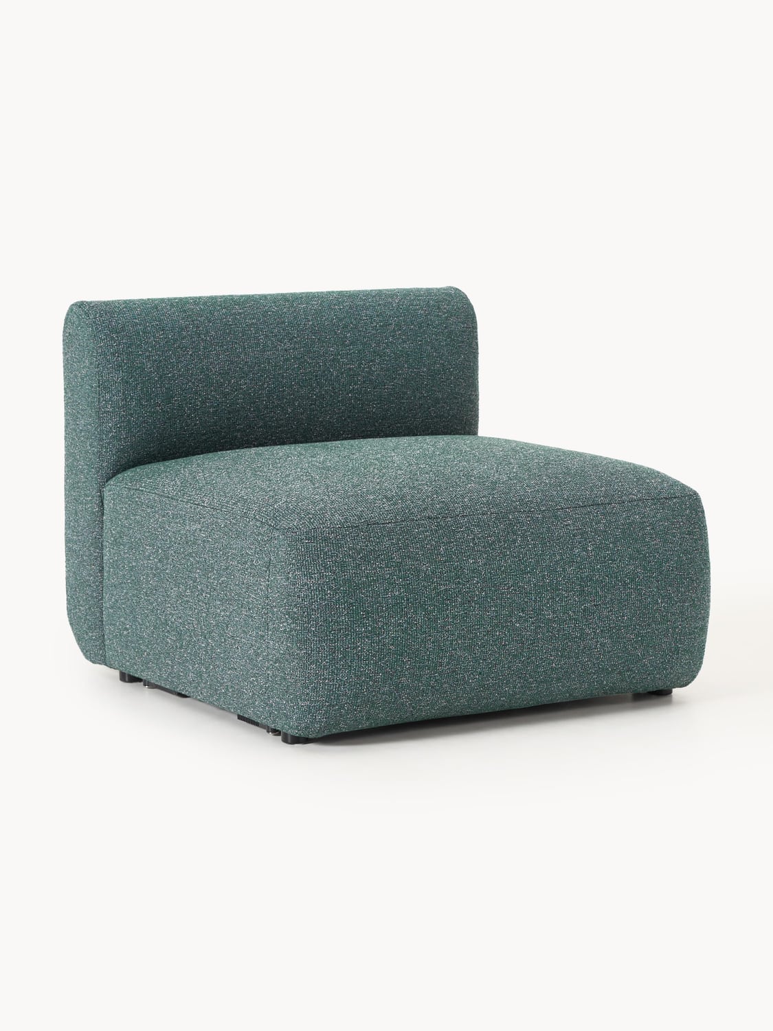 Sofia Bouclé Middle Module — Dark Grey