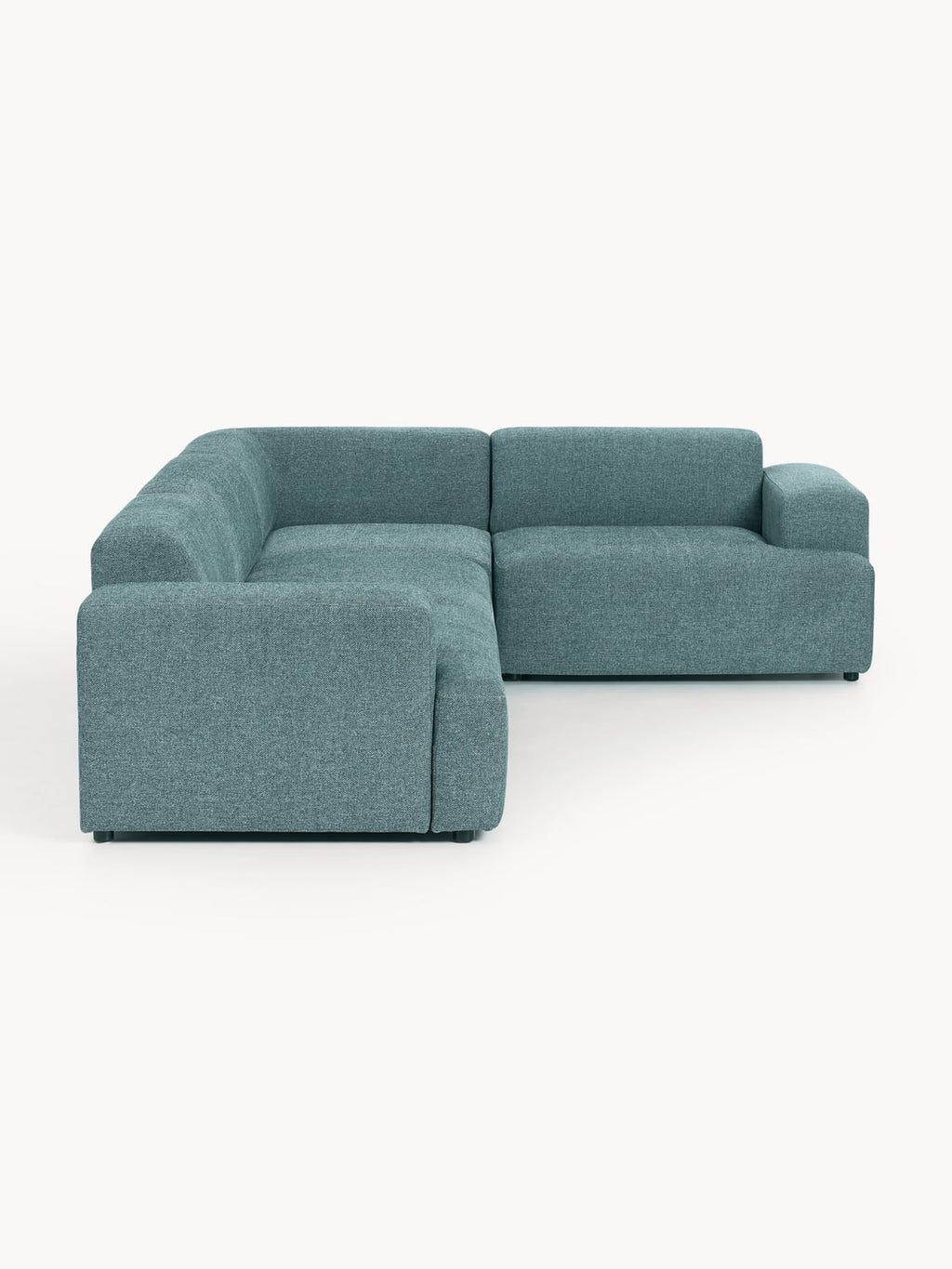 Melva Large Corner Sofa (4-seater) — Teal