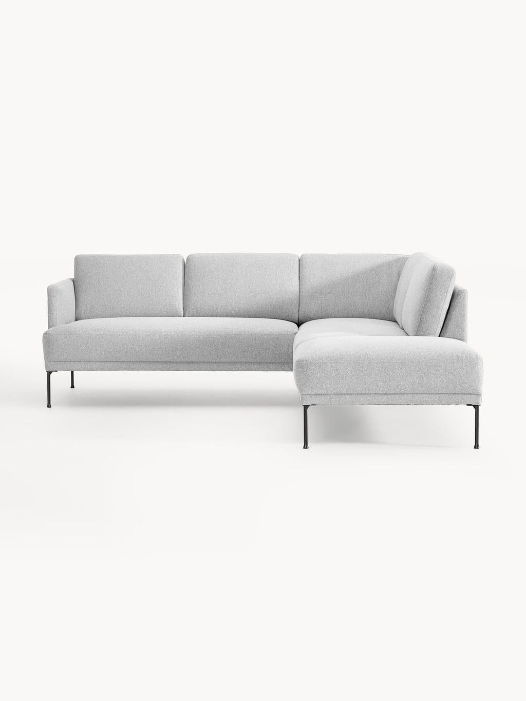 Fluente Corner Sofa — Light Grey