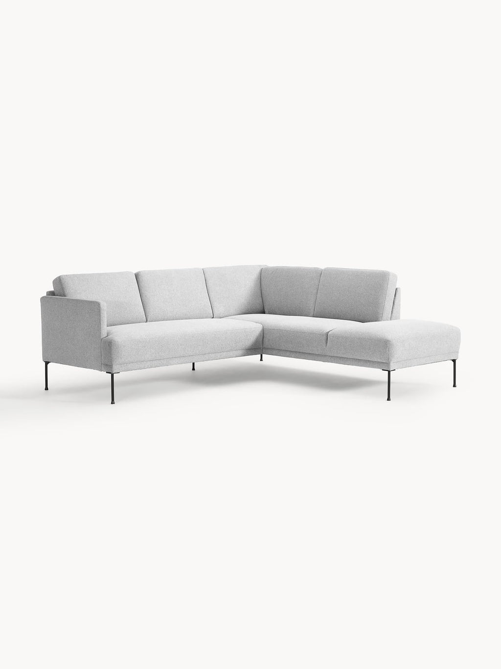 Fluente Corner Sofa — Light Grey