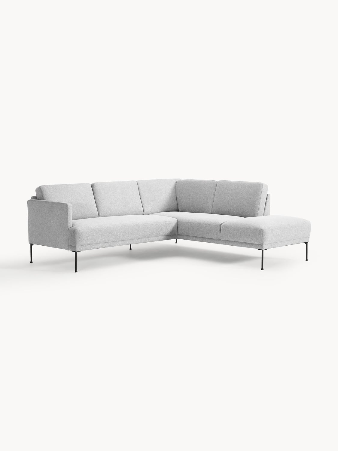 Fluente Corner Sofa — Light Grey