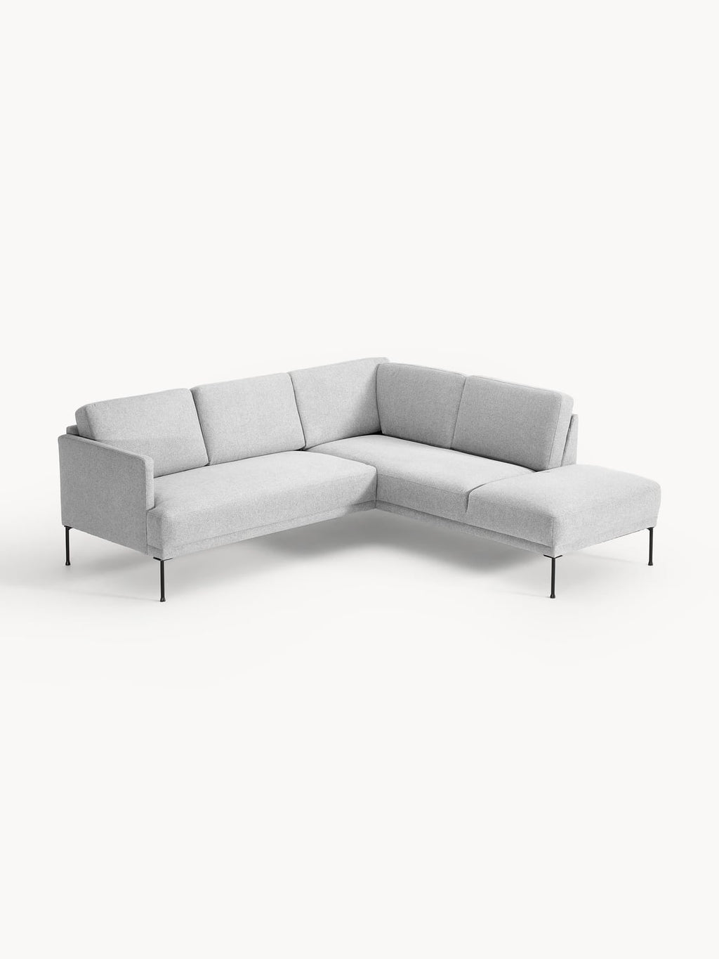 Fluente Corner Sofa — Light Grey
