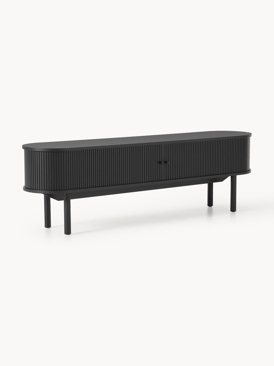 Calary TV-Lowboard with Fluted Front