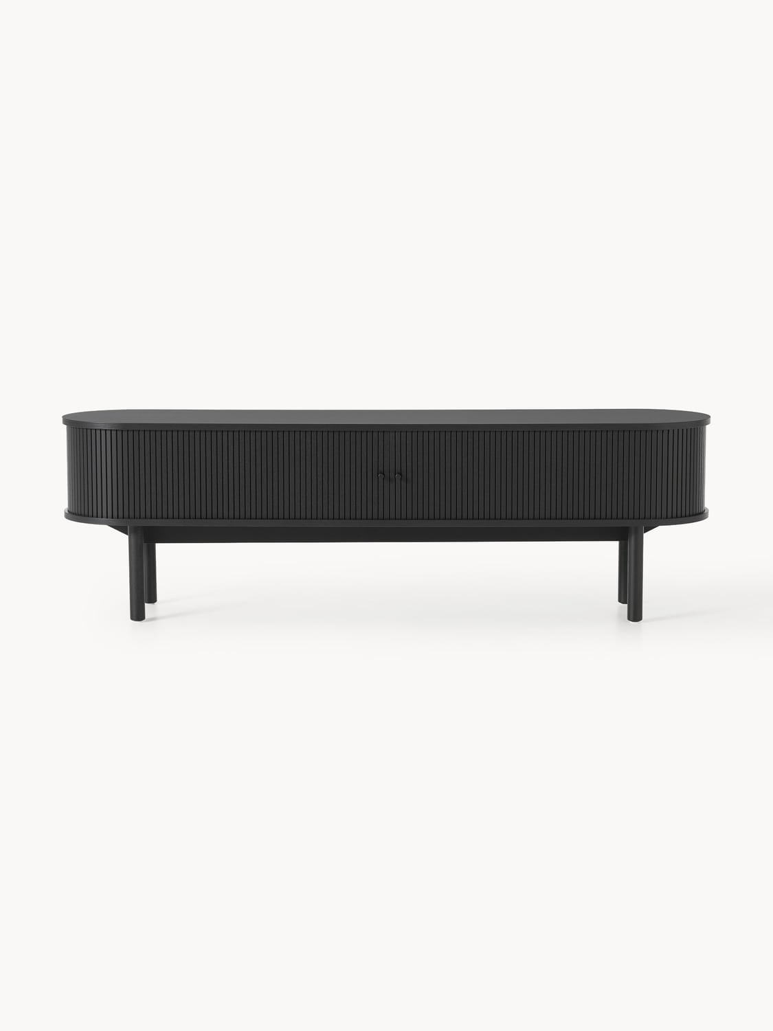 Calary TV-Lowboard with Fluted Front