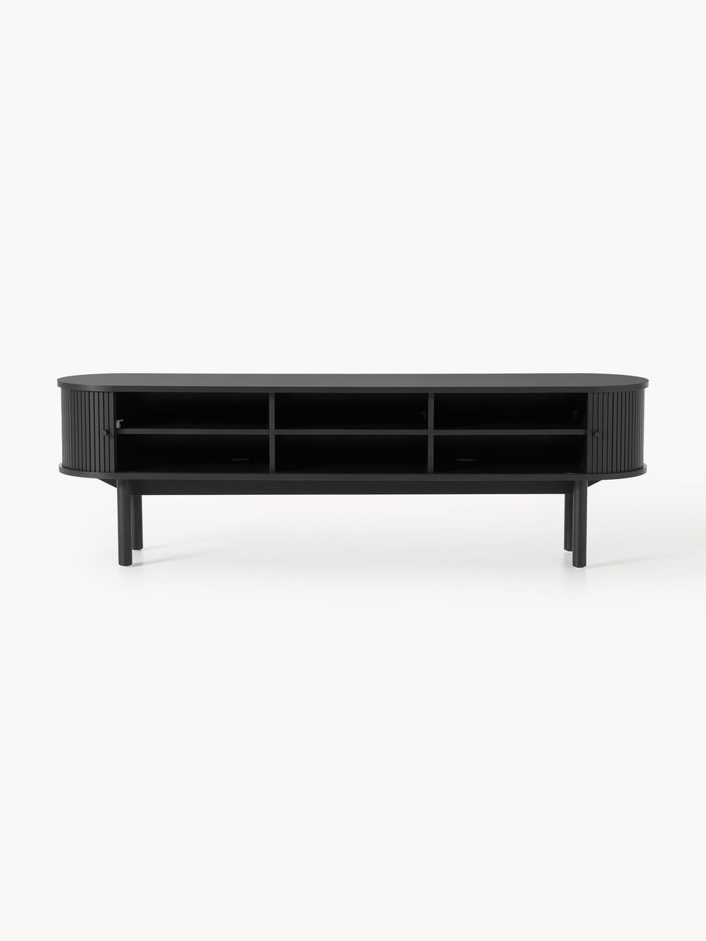 Calary TV-Lowboard with Fluted Front