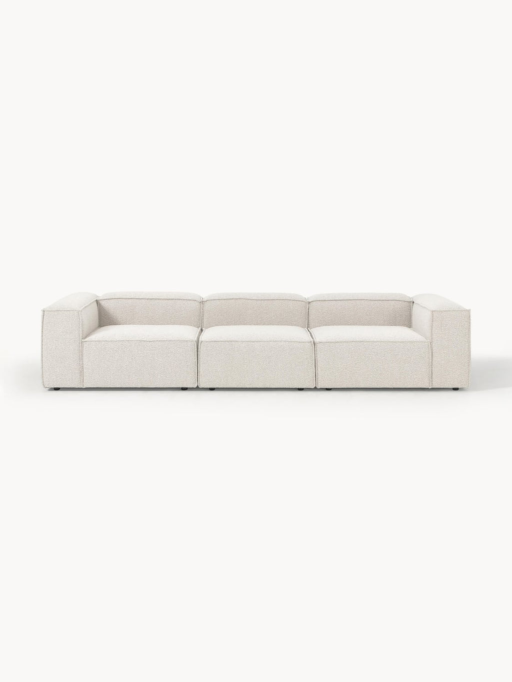 Lennon Modular Sofa (4-seater) in Bouclé — Off-White