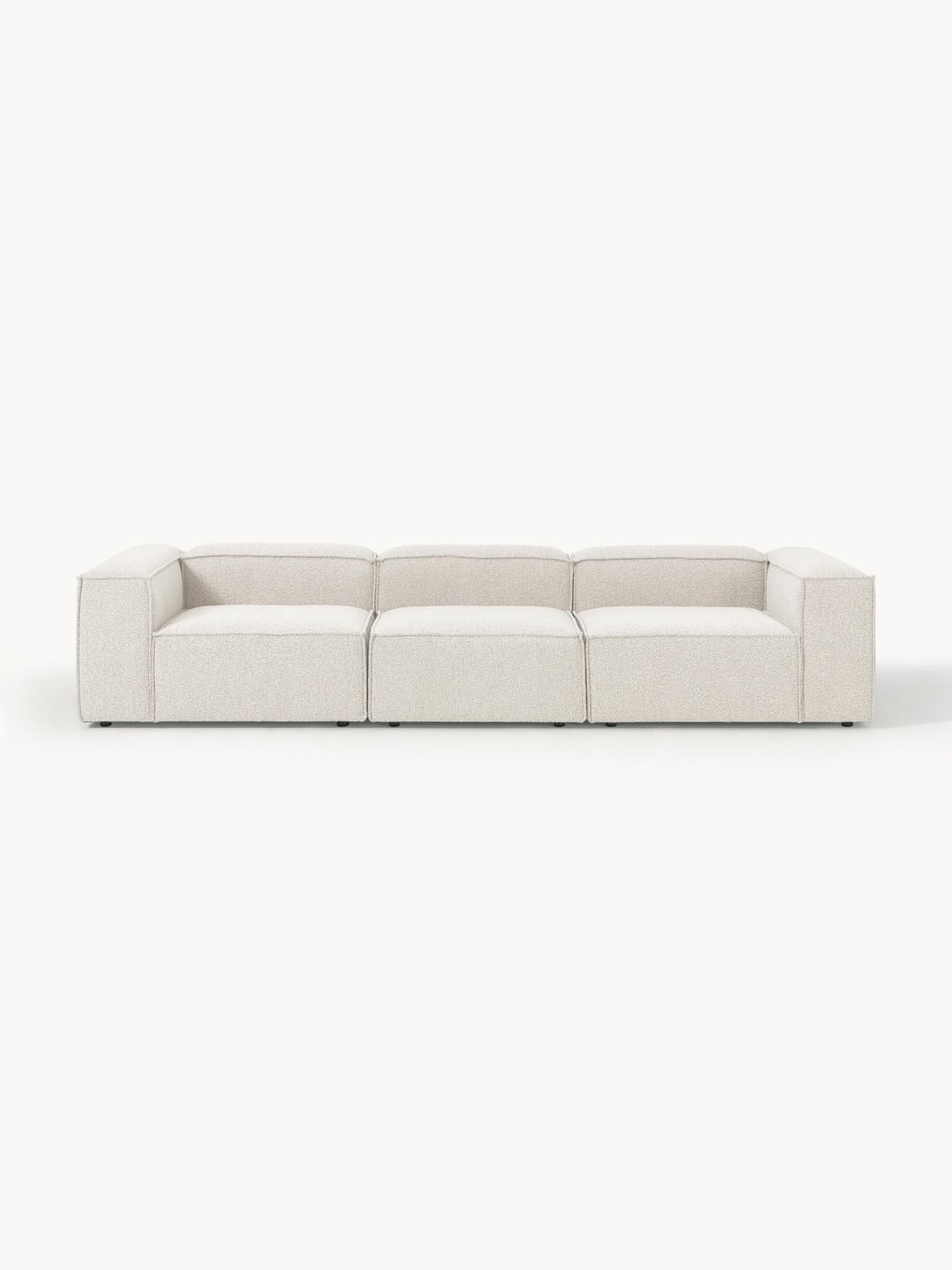 Lennon Modular Sofa (4-seater) in Bouclé — Off-White