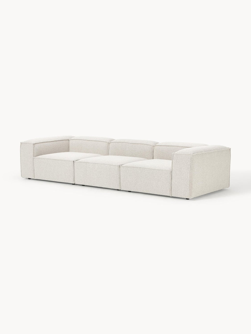 Lennon Modular Sofa (4-seater) in Bouclé — Off-White