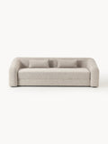 Eliot Bouclé-Sofa Bed (3-seater) — Oatmeal
