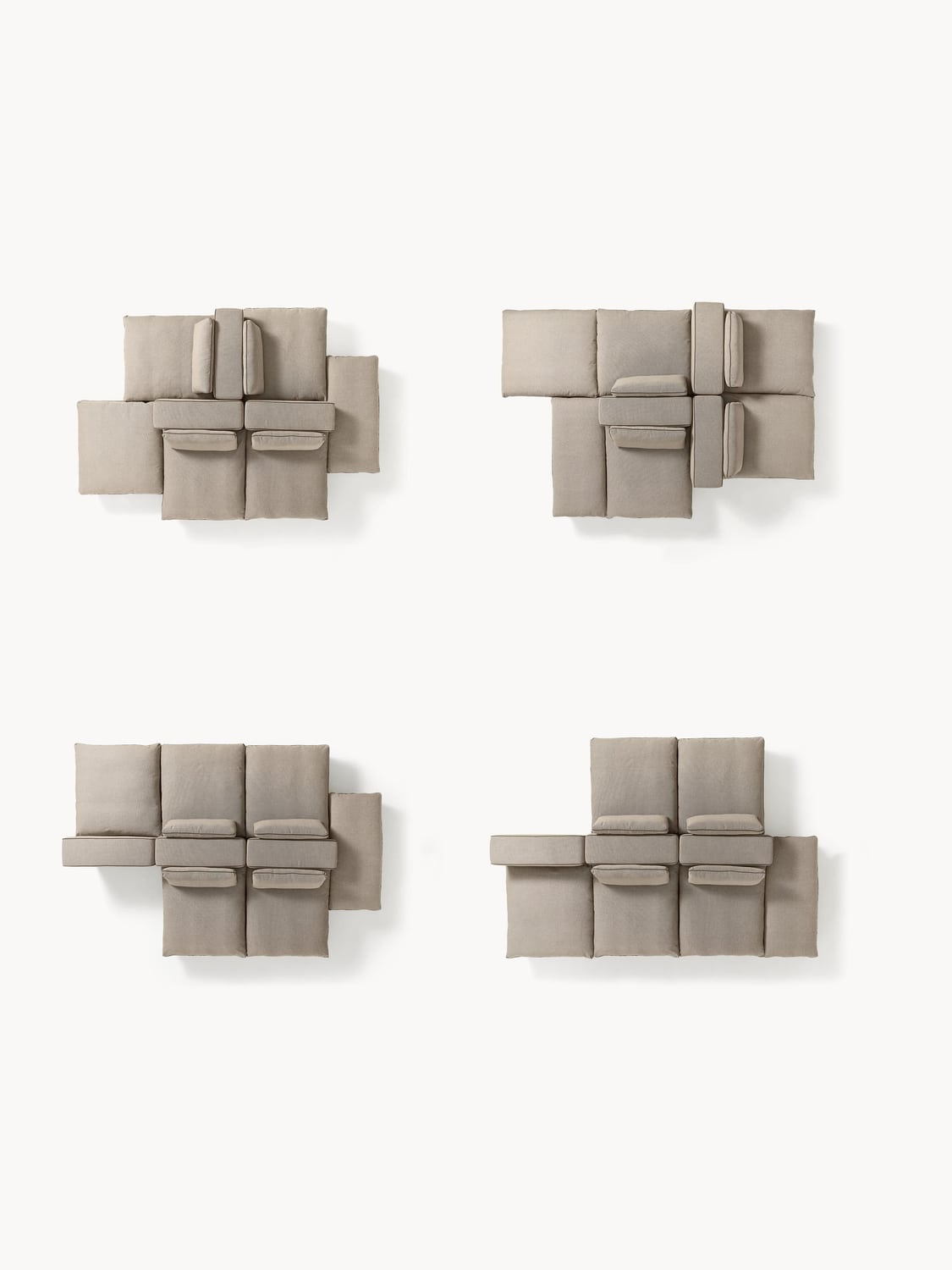 Felix Modular XL Sofa — Warm Grey