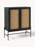 Vienna Highboard with Viennese Cane — Olive
