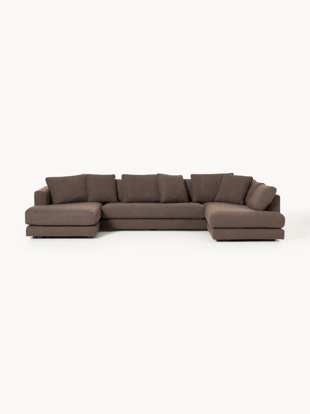 Tribeca XL Bouclé Sofa — Dark Grey