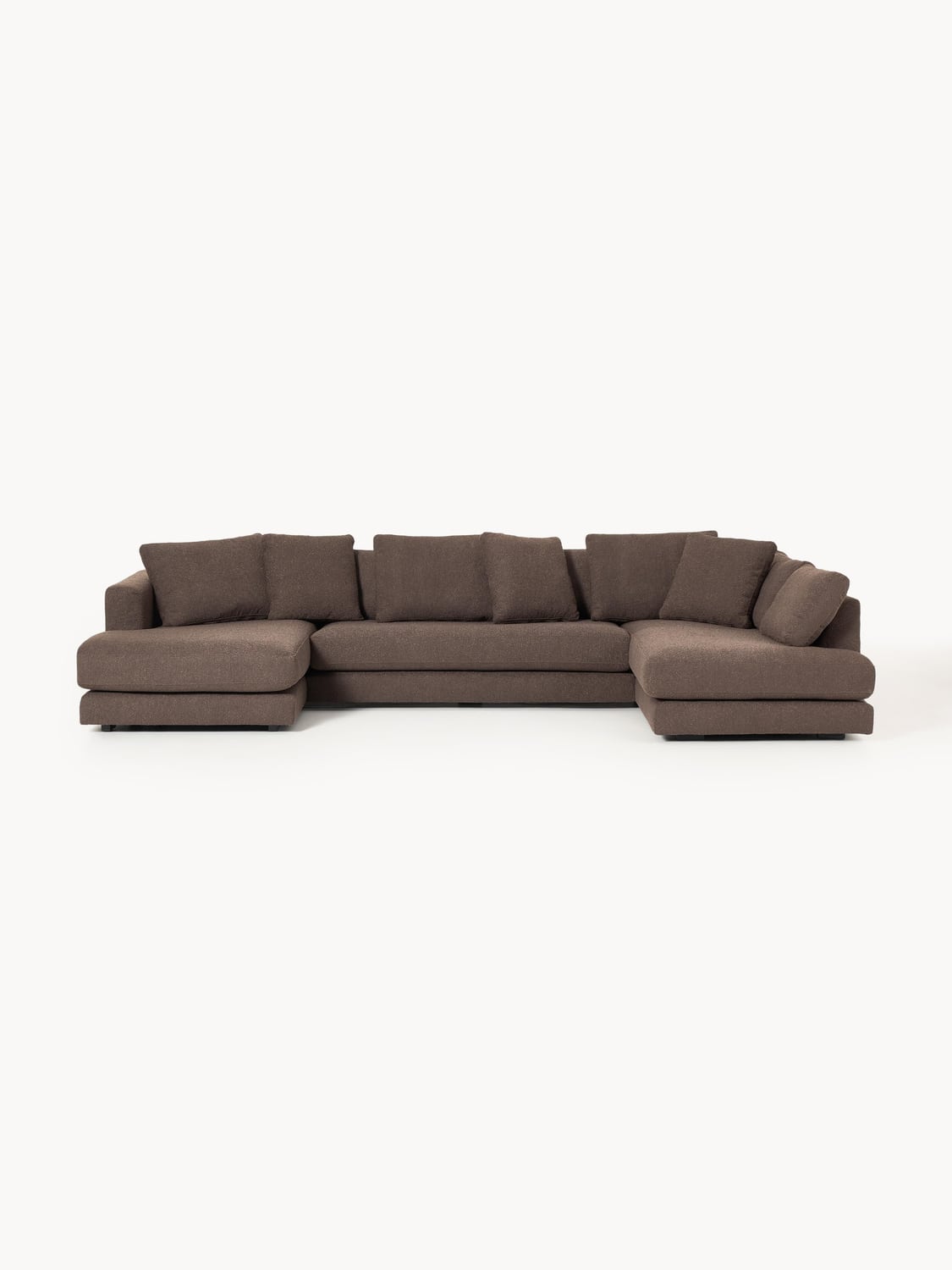Tribeca XL Bouclé Sofa — Dark Grey