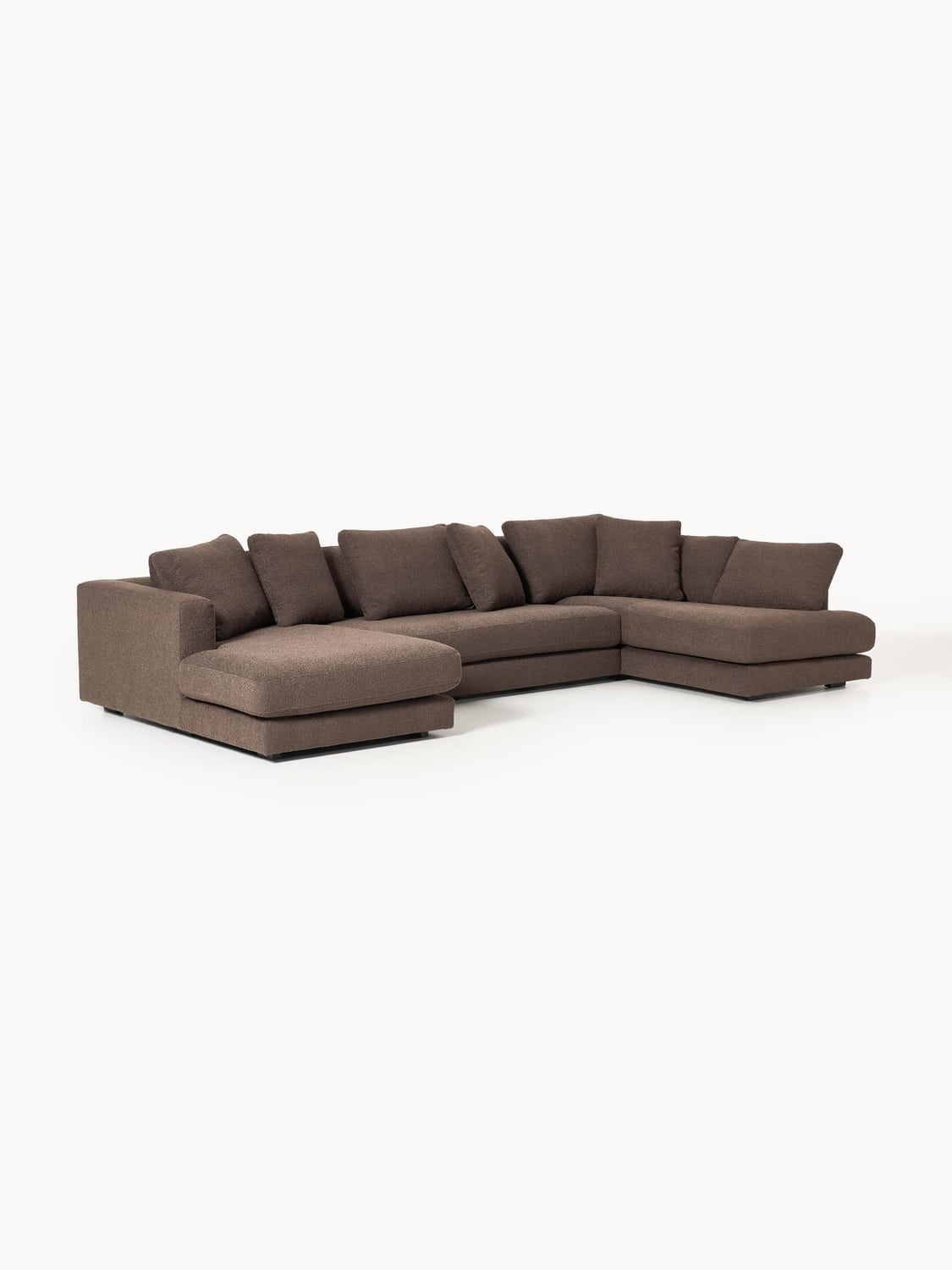 Tribeca XL Bouclé Sofa — Dark Grey