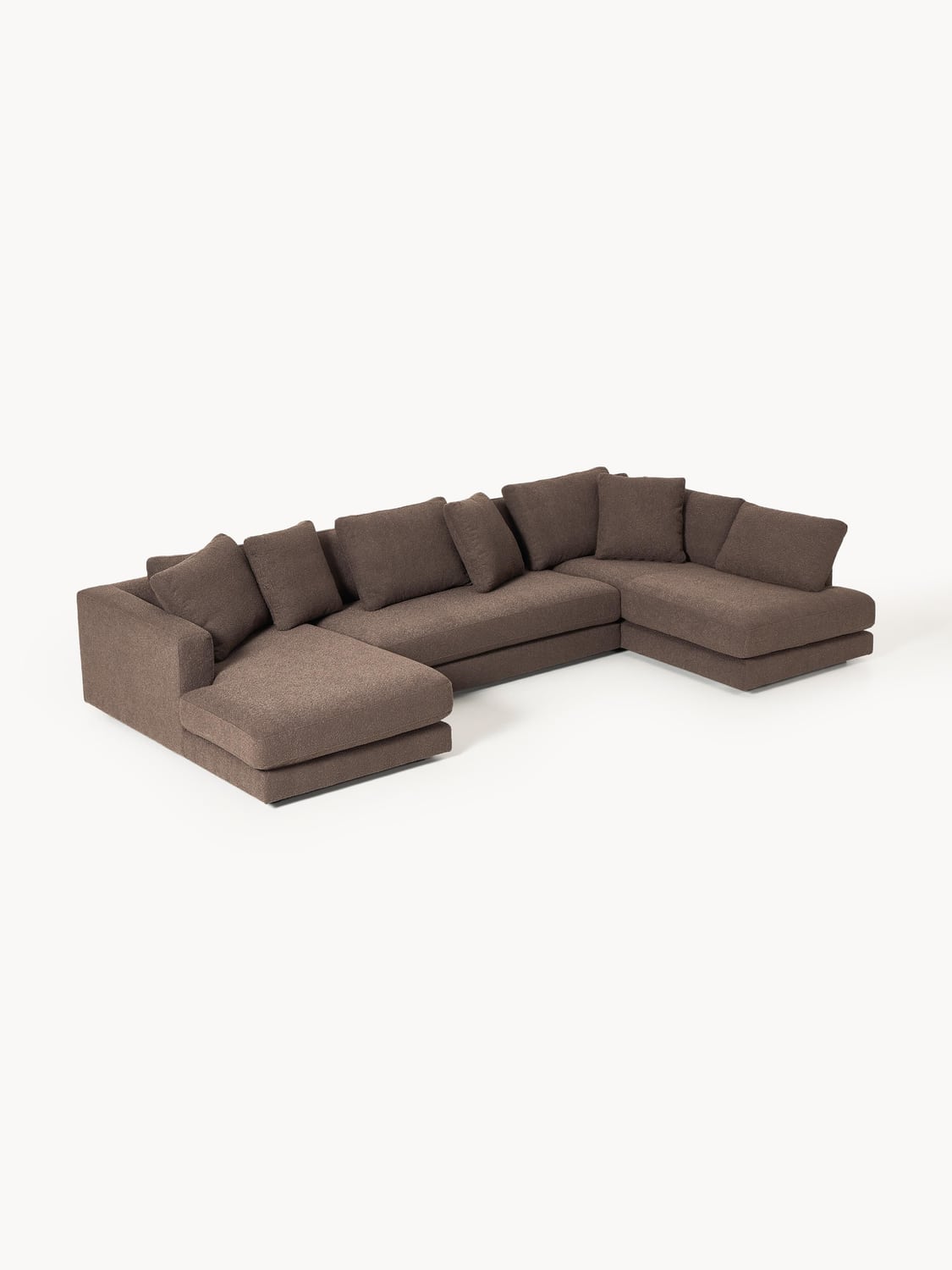 Tribeca XL Bouclé Sofa — Dark Grey