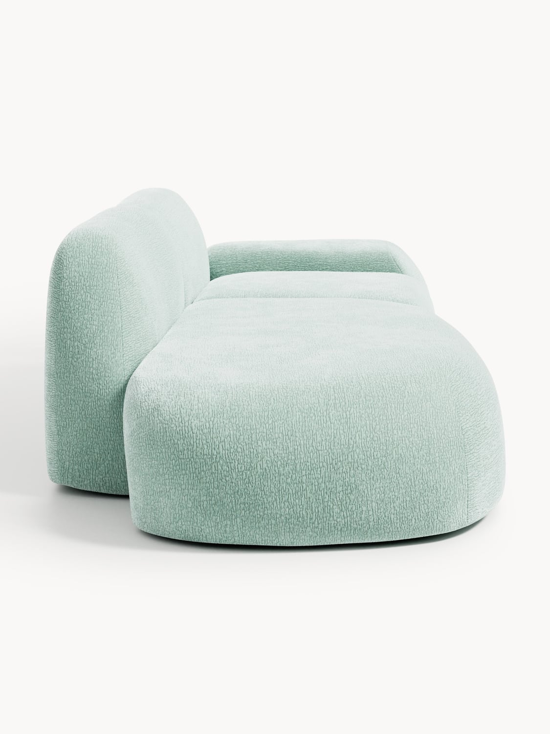 Wolke Modular Sofa (3-seater) with Chaise Longue — Light Grey