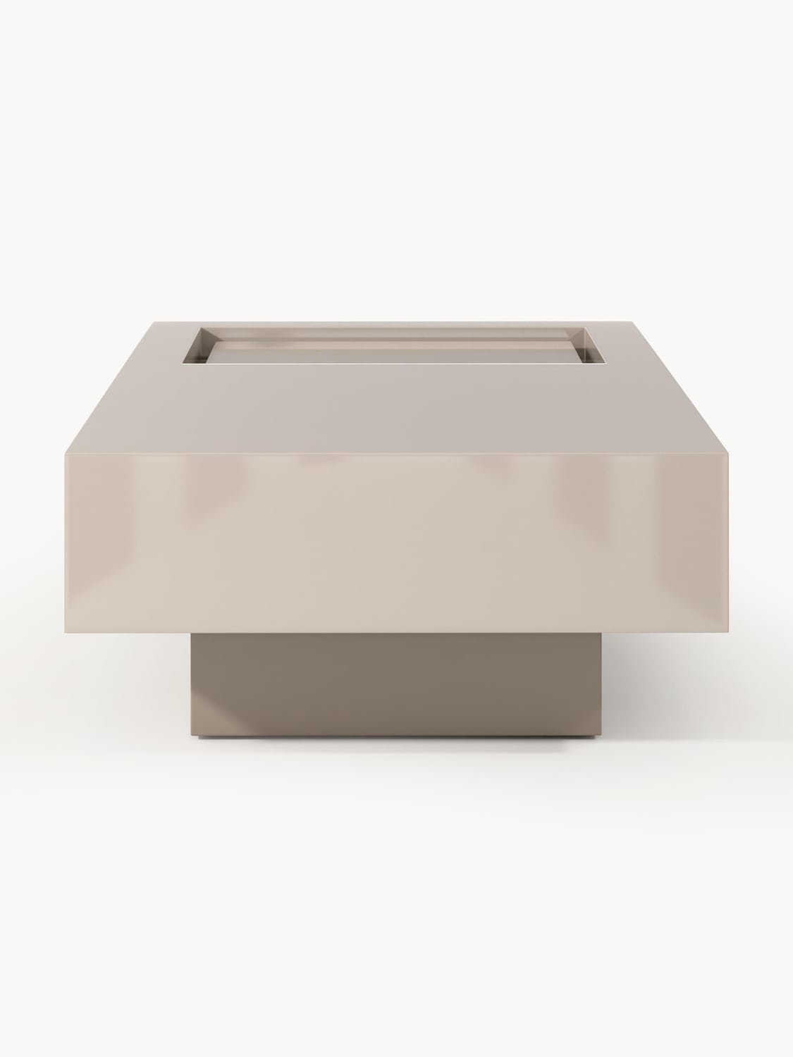 Alessa Coffee Table with Storage, B 120 cm — Sage