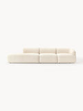 Sofia Modular Bouclé-Chaise (2-seater) — Off-White