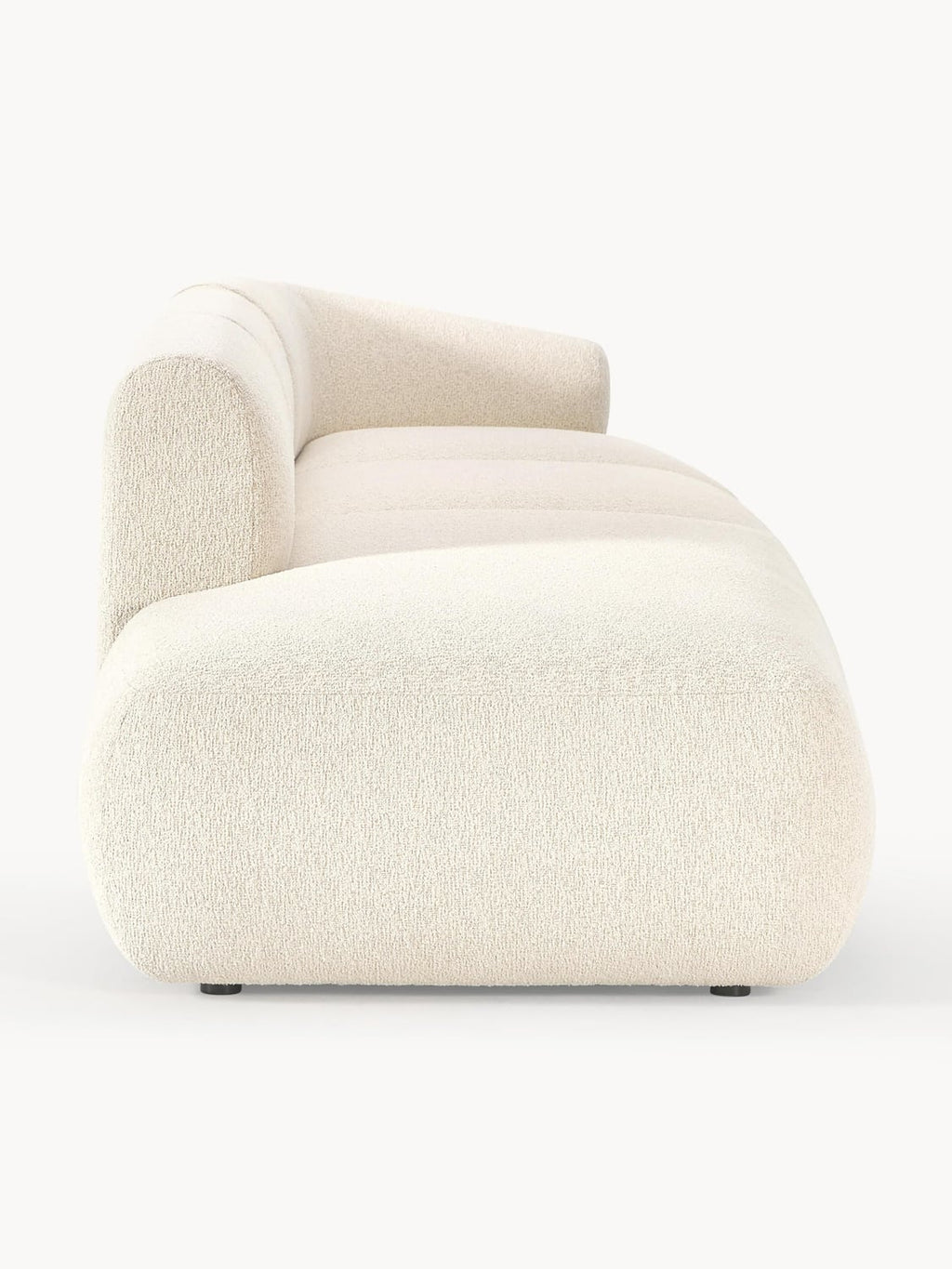 Sofia Modular Bouclé-Chaise (2-seater) — Off-White