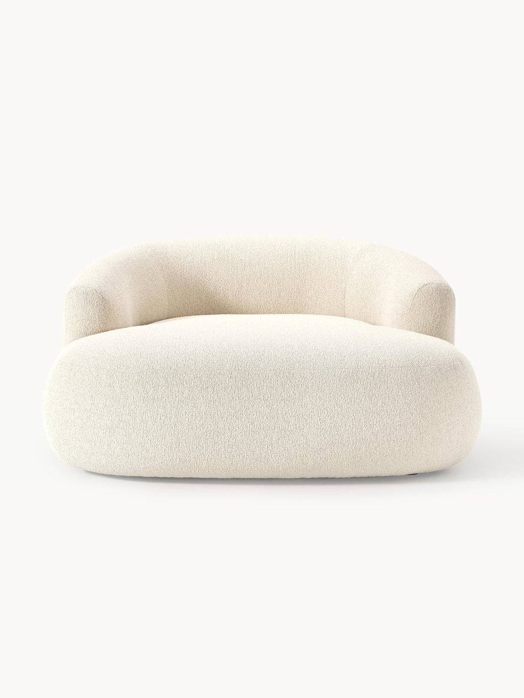 Sofia Bouclé-XL-Lounge Chair — Ivory