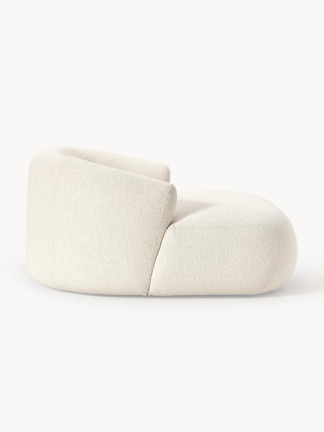 Sofia Bouclé-XL-Lounge Chair — Ivory